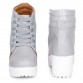 Simple Classy Boots for Girls and Women Silver Grey